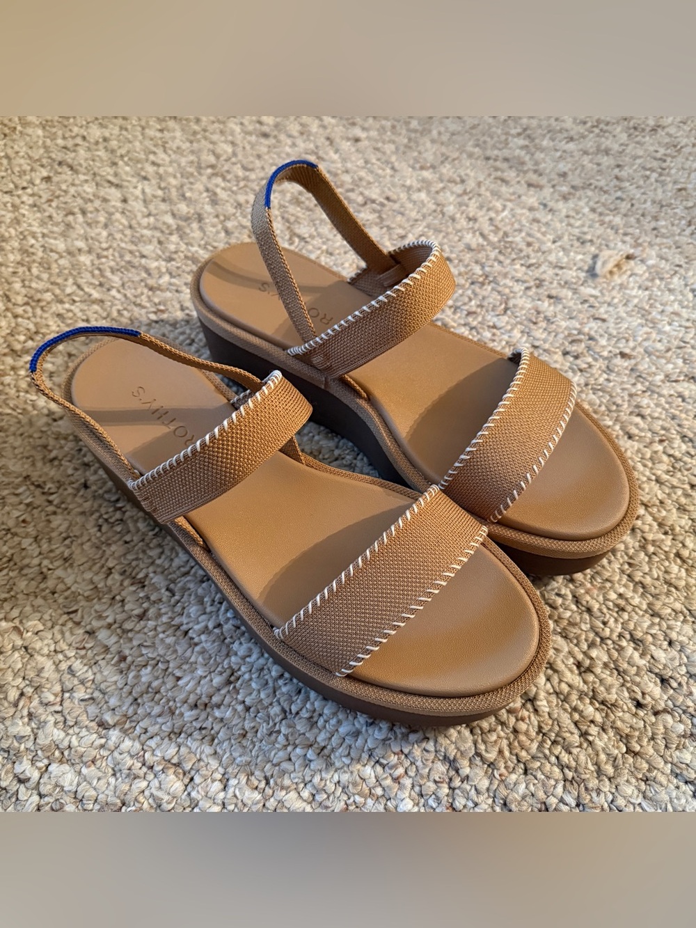 NIB Rothy’s The Lightweight Wedge Sandal Size 9.5